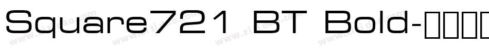 Square721 BT Bold字体转换